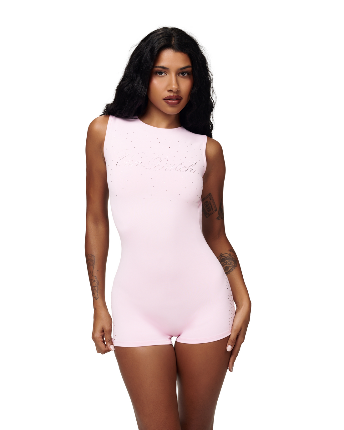 Women's Sleeveless One Piece - Pink — image 2