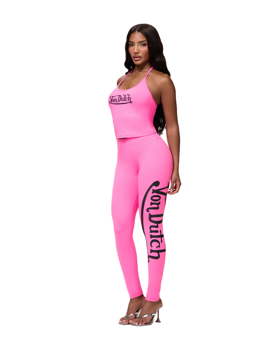 Women's Active Leggings - Hot Pink — image 3