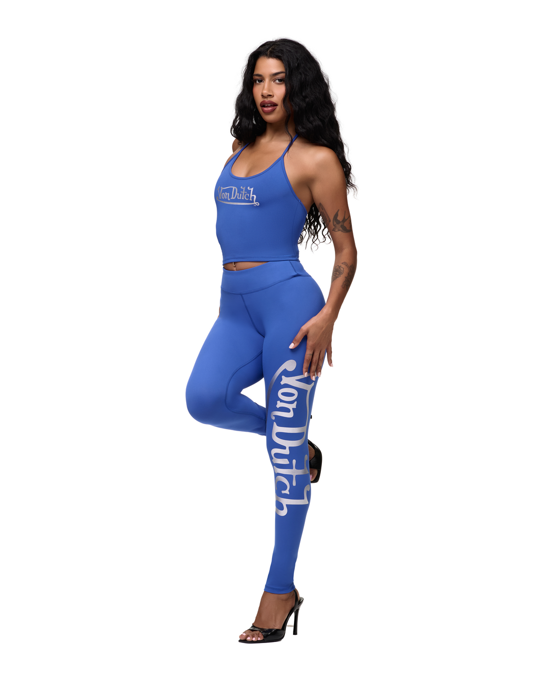 Women's Active Leggings - Blue — image 2