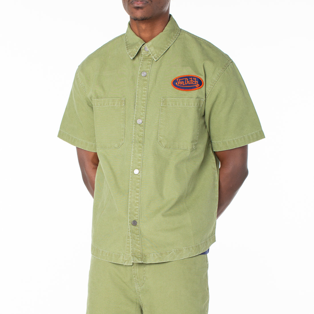Men's Short Sleeve Hell Shirt - Olive — image 2