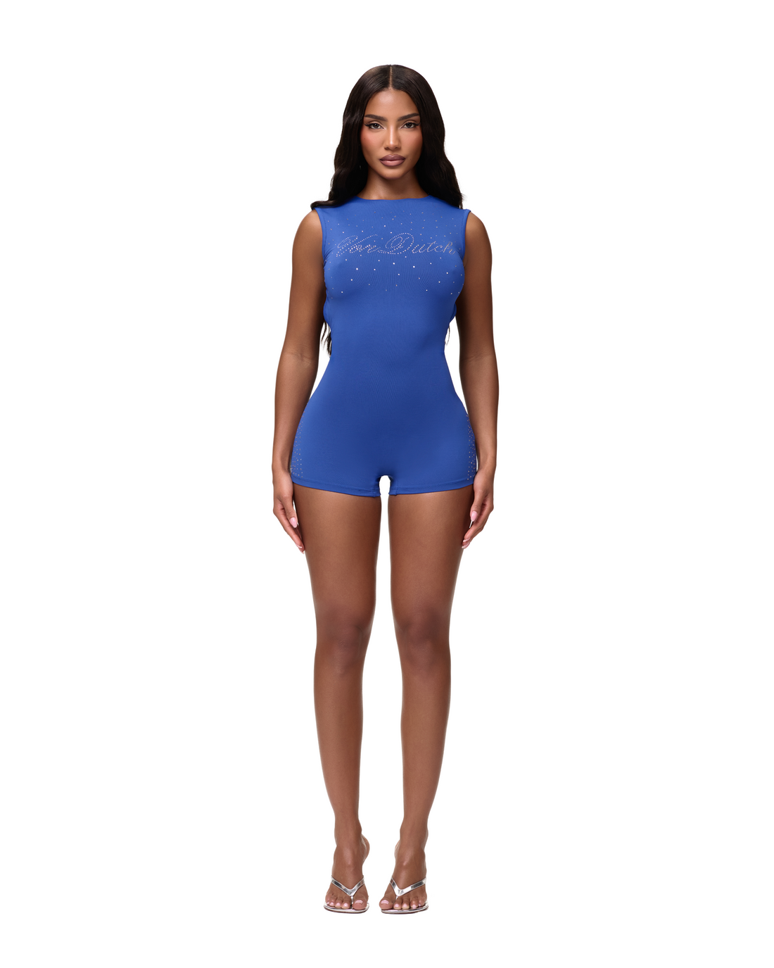 Women's Sleeveless One Piece - Blue — image 2