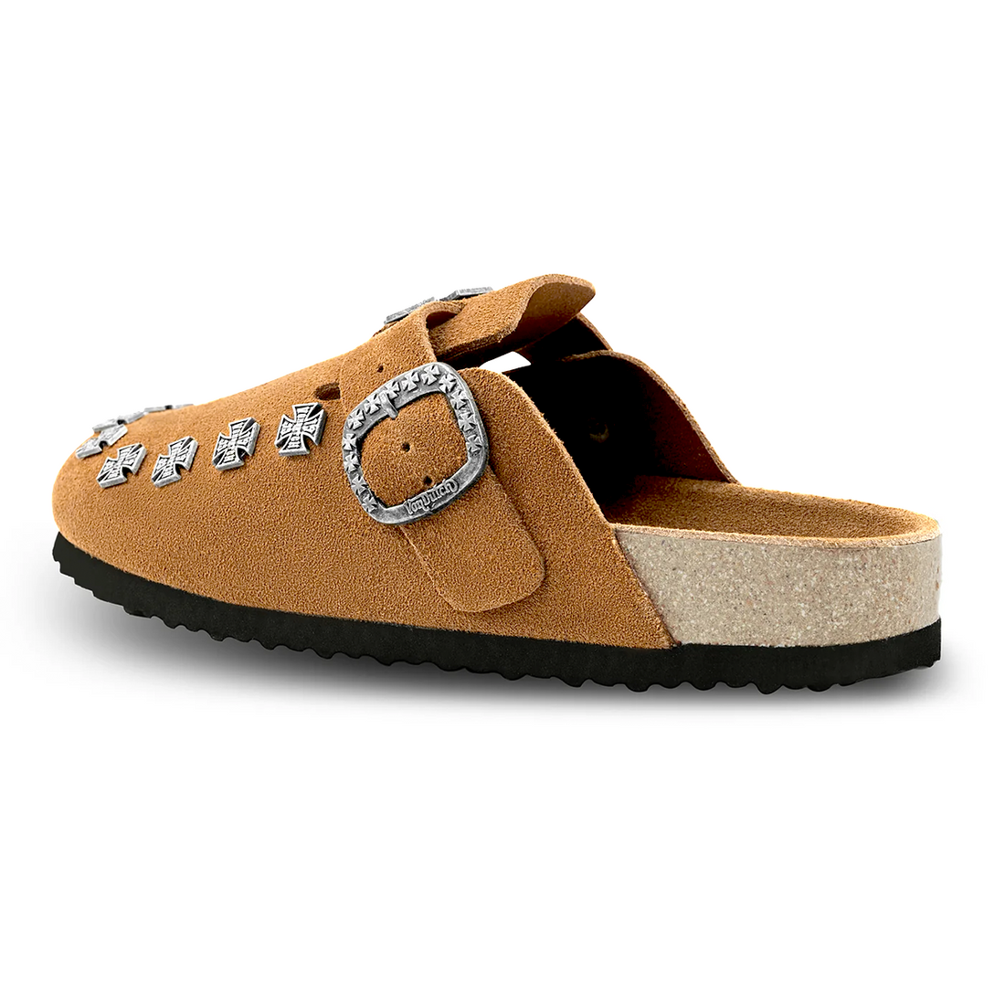 Women's Studded Chopper Clog - Chestnut (SIZE UP RECOMMENDED) — image 6
