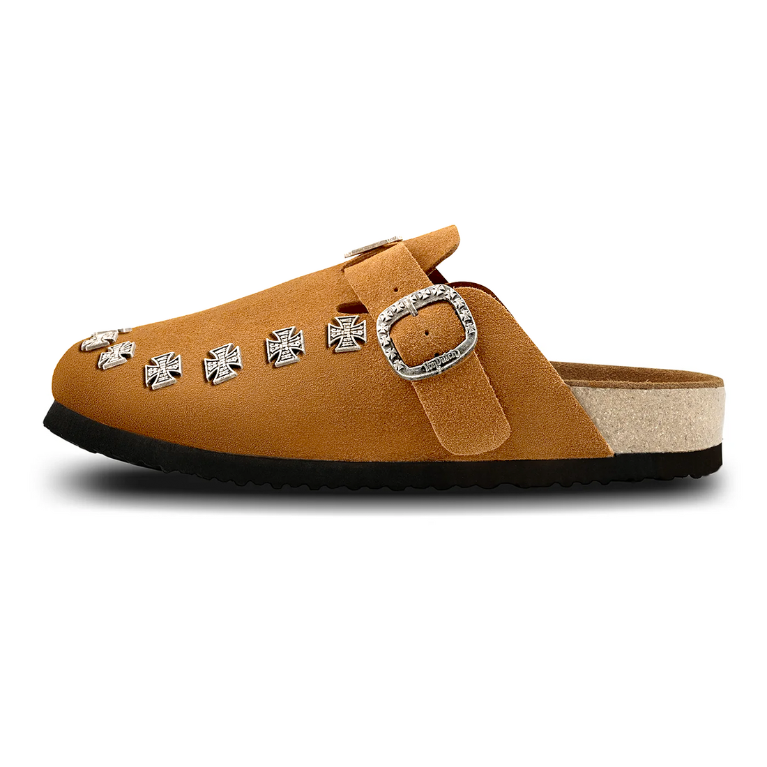 Women's Studded Chopper Clog - Chestnut (SIZE UP RECOMMENDED) — image 5