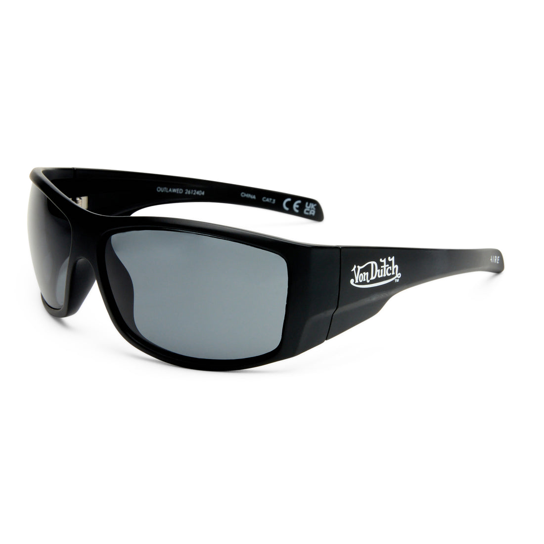 VON DUTCH x AIRE OUTLAWED SUNGLASSES - MATTE BLACK — image 2