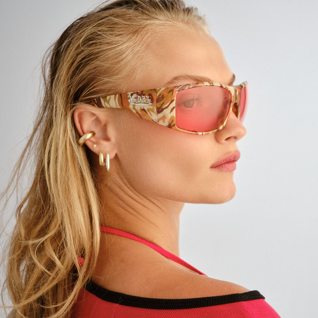 VON DUTCH x AIRE OUTLAWED SUNGLASSES - CAMO PRINT