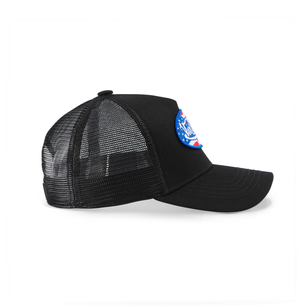 Stars & Stripes Trucker Hat - Black