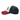 JACKBWR Navy and Red Distressed Strapback Hat