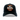 Von Dutch Black and Orange Kustom Classics Logo Trucker Hat