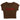 Brown and Red Ranch Logo Rhinestone Baby Tee