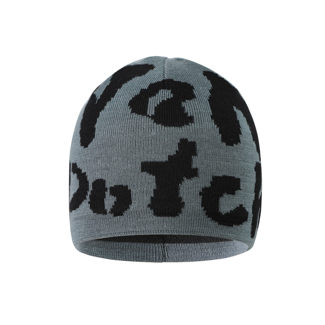 Safari Cheetah Beanie - Grey