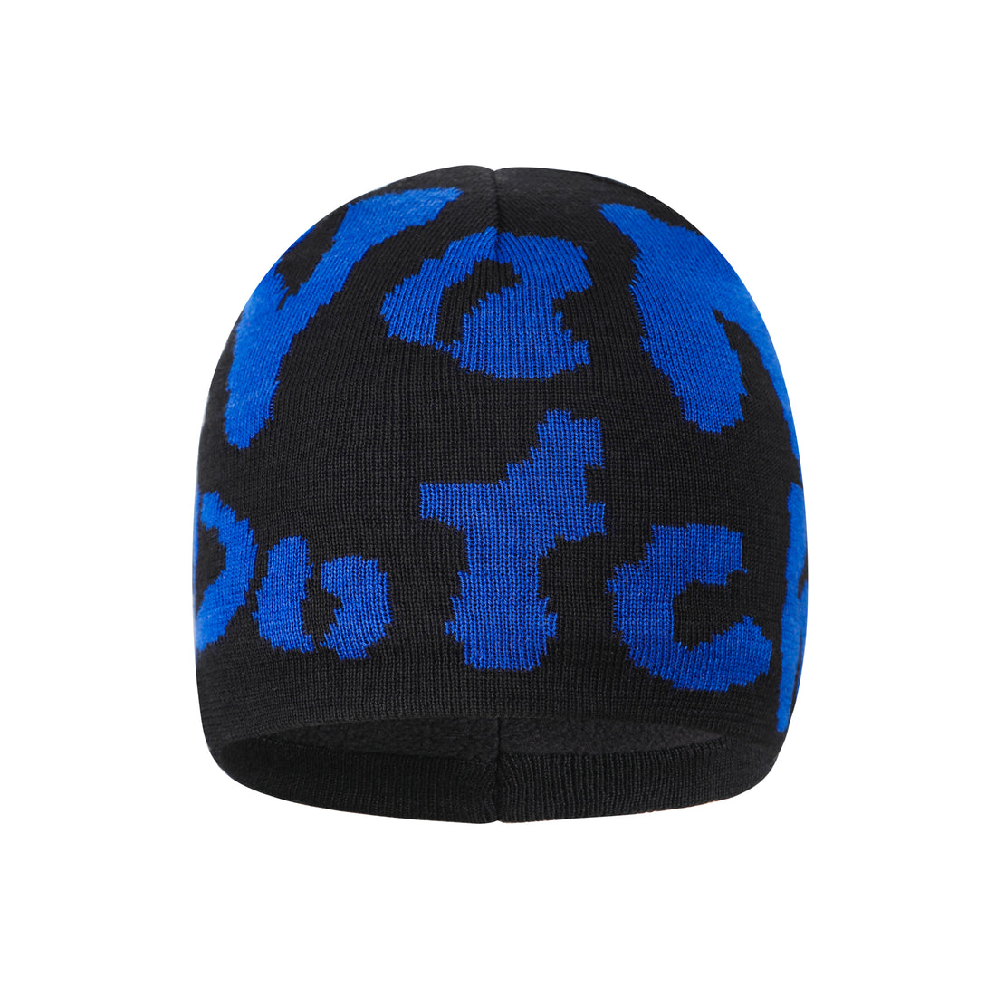 Safari Cheetah Beanie - Blue
