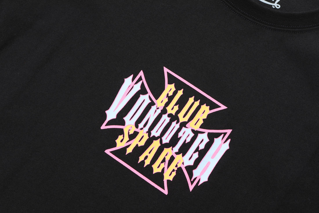 VON DUTCH X CLUB SPACE TEE - BLACK