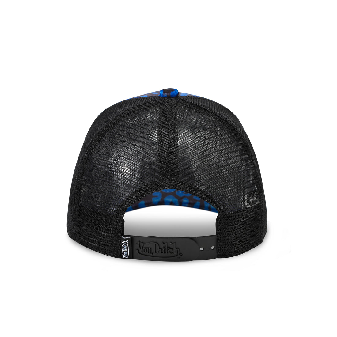 Blue Cheetah Velvet Trucker Hat — image 5