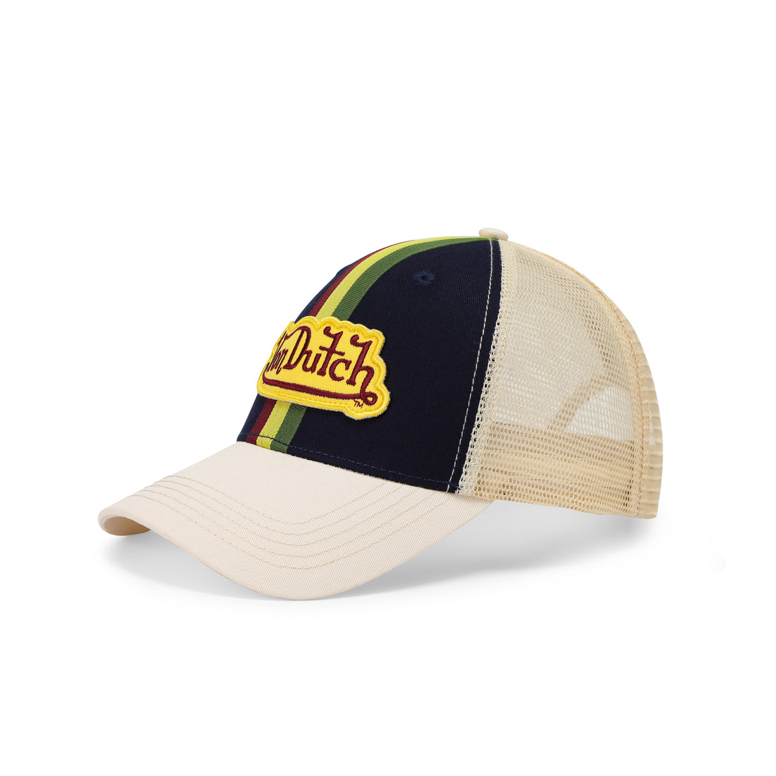 Euro Stripe Trucker Hat - Navy — image 3