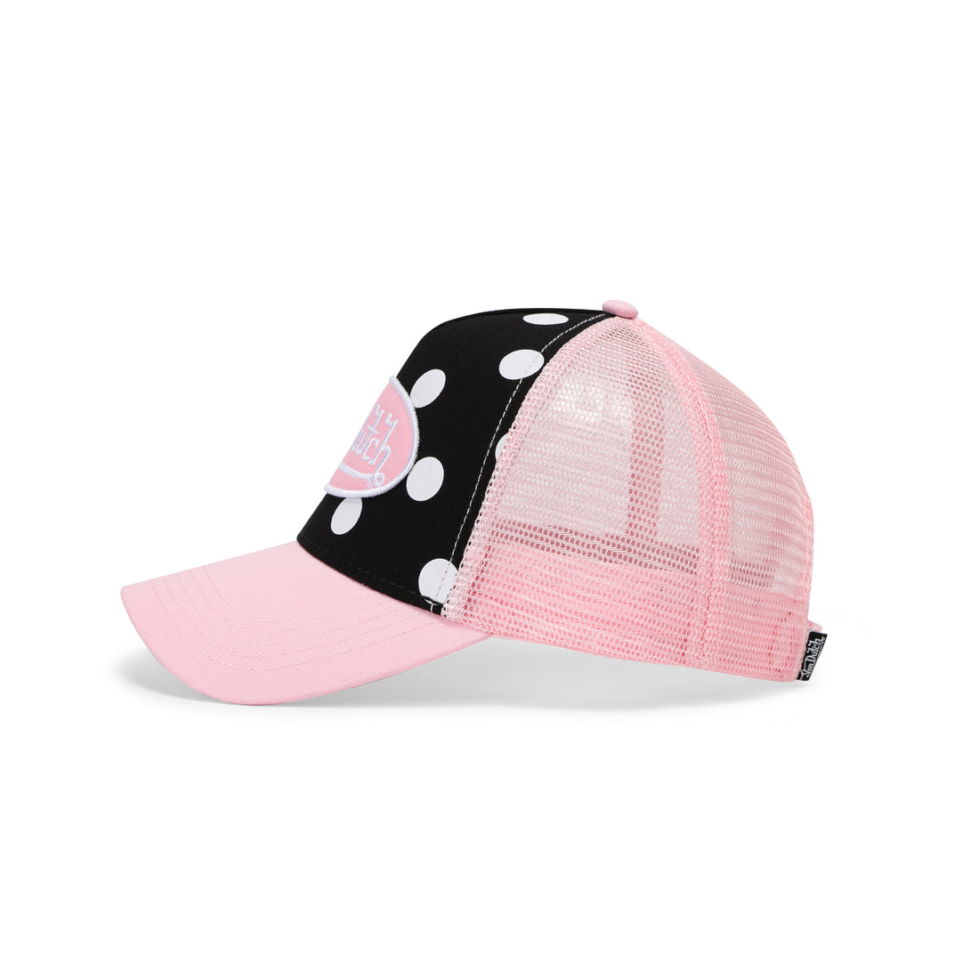 Polka Dot Trucker Hat - Pink