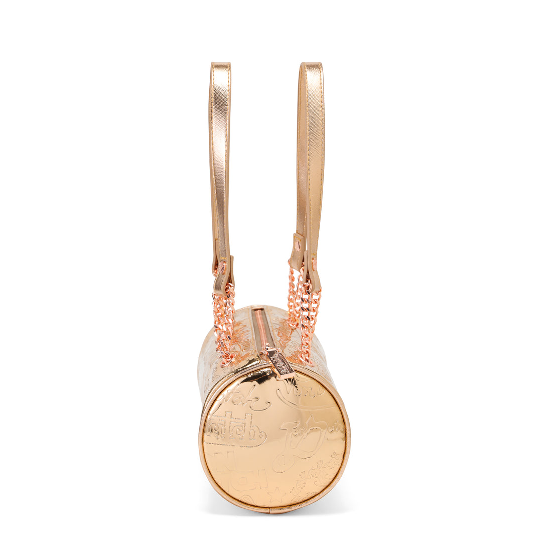 Barrel Bag - All Over Print Rose Gold Metallic — image 7