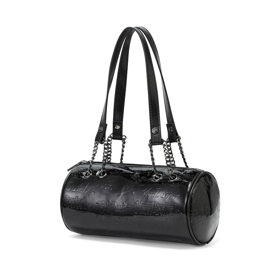 Barrel Bag - All Over Print Black Metallic — image 3