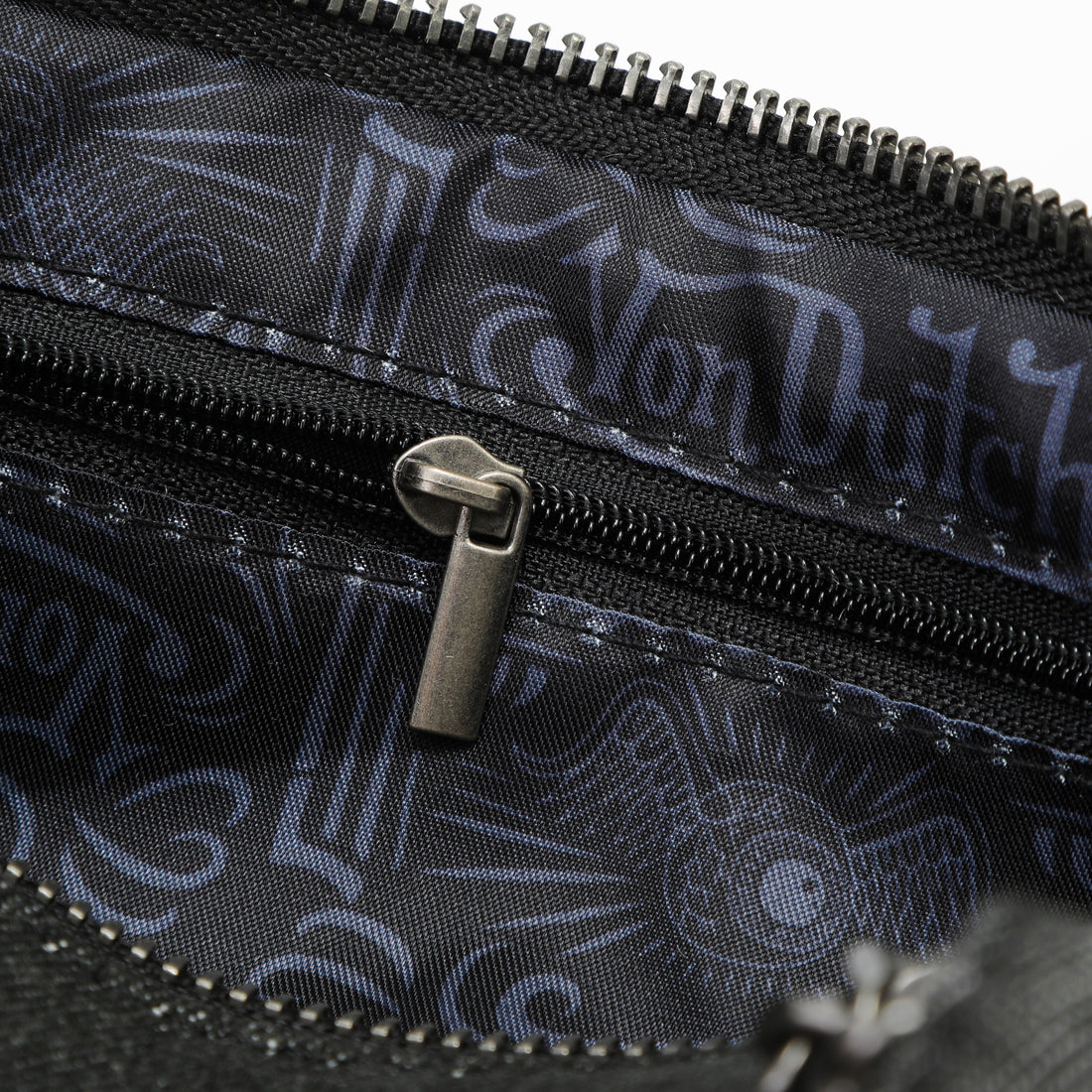 Barrel Bag - Long Barrel Black Distressed Denim — image 9