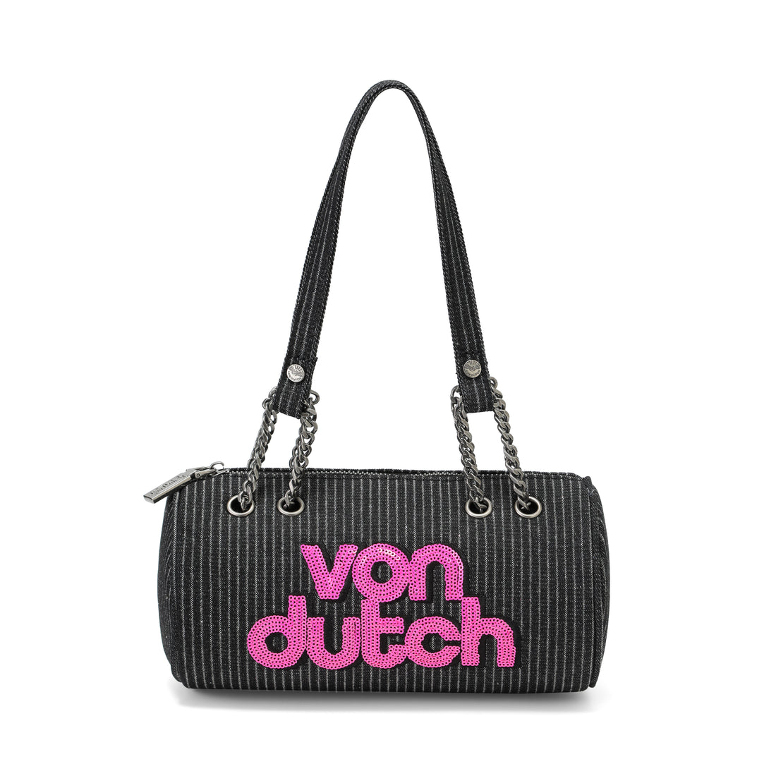 Barrel Bag - Long Barrel Black Pink — image 1