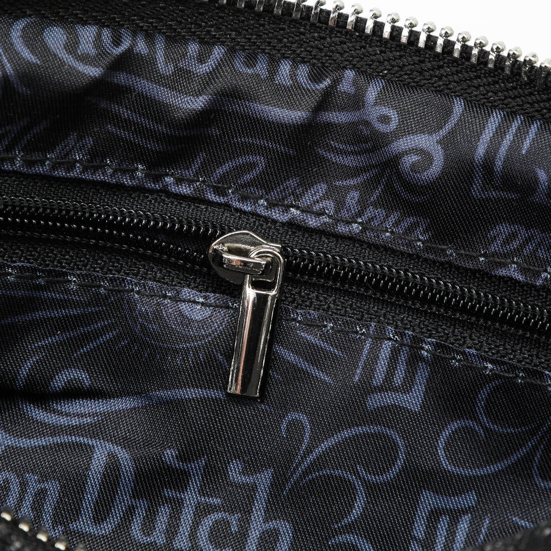 Barrel Bag - Long Barrel Black Denim Rhinestone — image 9