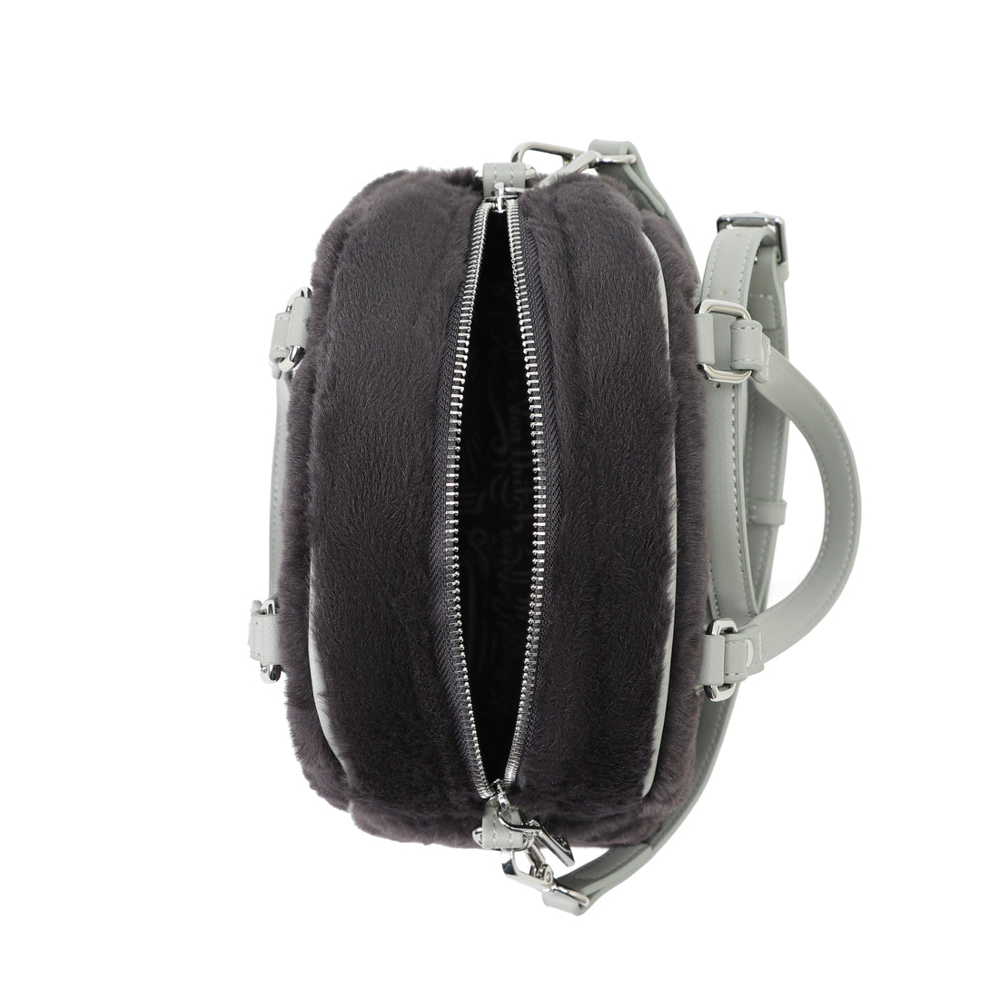 Black Furry Bowling Bag — image 8