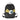 Von Dutch Medium Sized Black Flying Eye Backpack