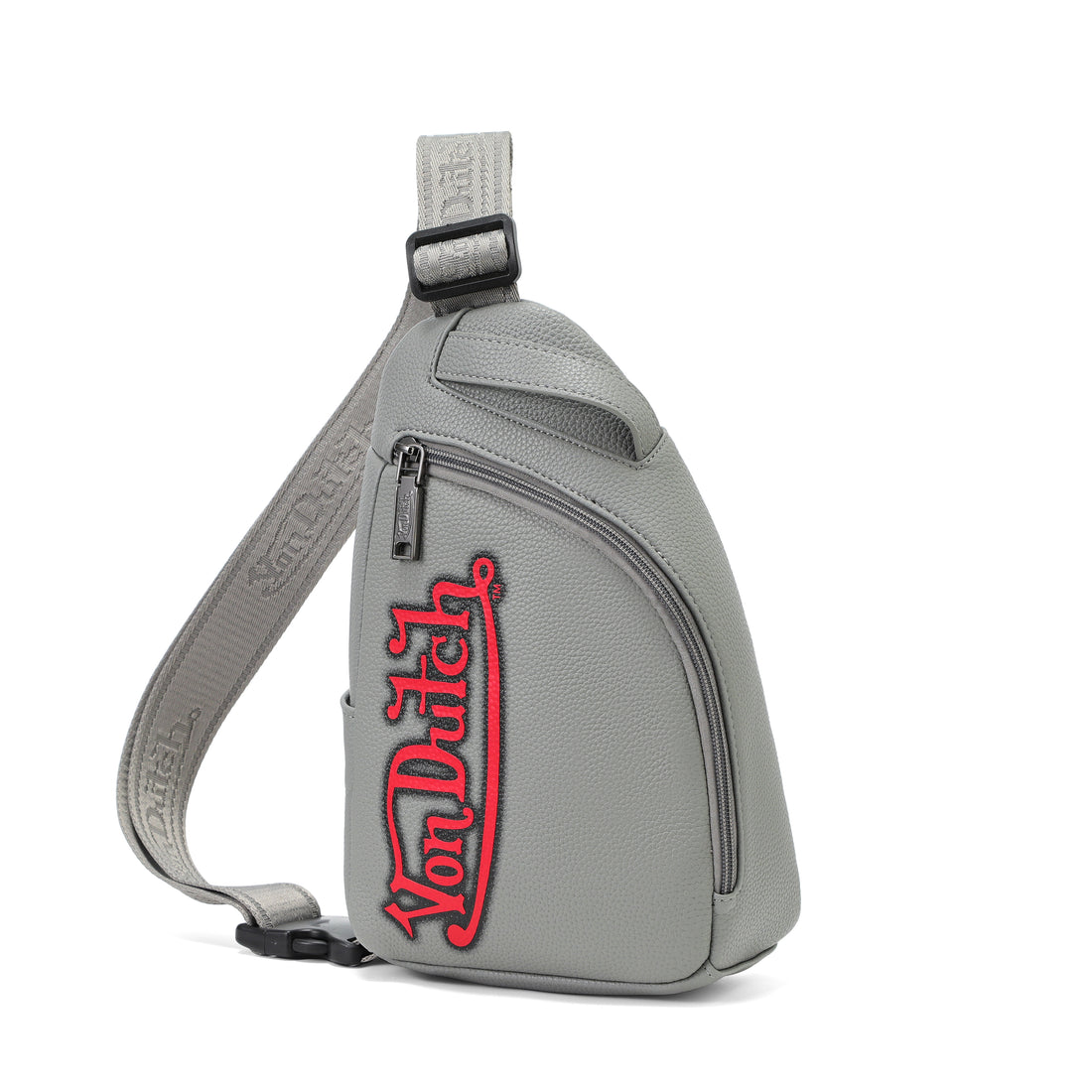 Men's Sling Bag - Grey and Red — image 3