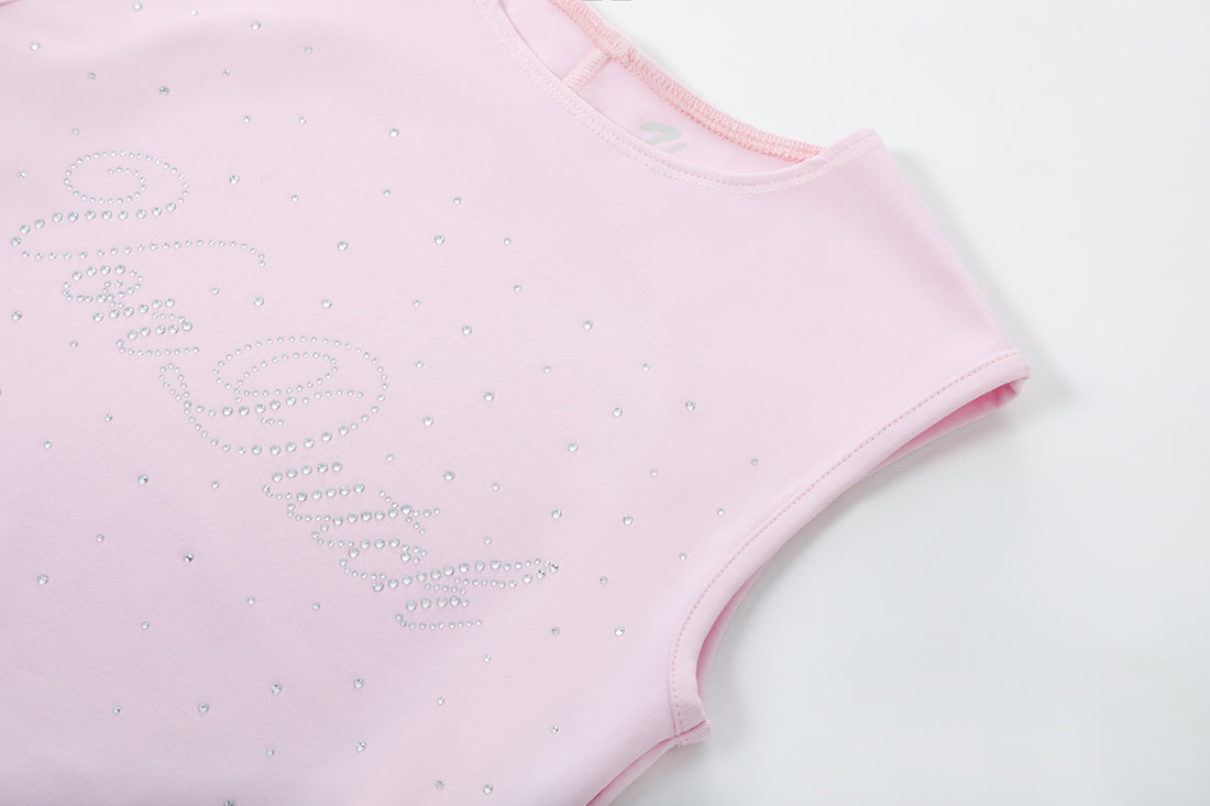Women's Sleeveless One Piece - Pink — image 10