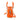 Von Dutch Orange Cow Print Bowling Bag