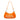 Orange and White Rhinestone Shoulder Bag
