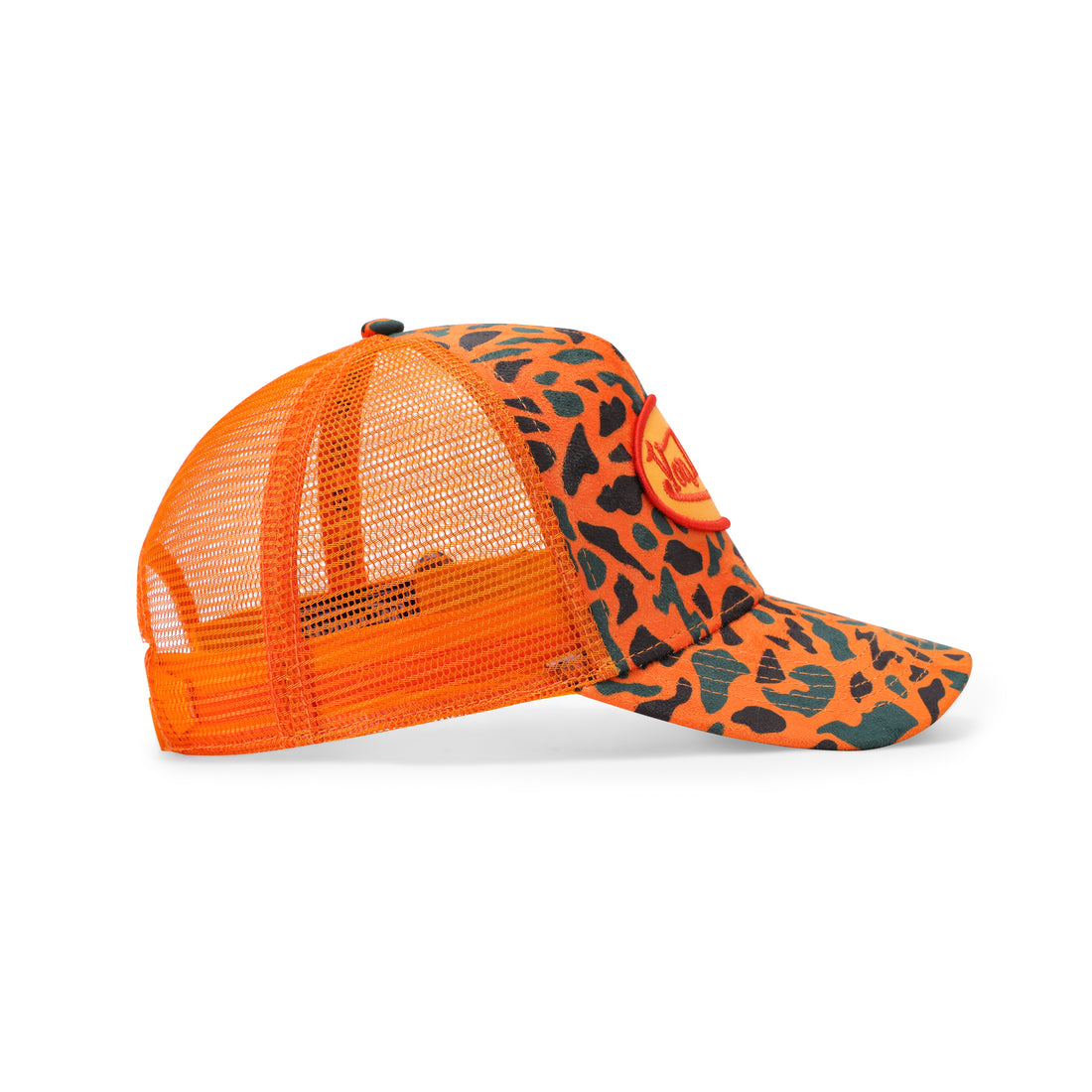 Suede Trucker Hat - 242 Orange Camo — image 6