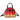 Von Dutch "City of Angels" Red & Yellow Bowling Bag