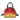 Von Dutch "City of Angels" Red & Yellow Bowling Bag