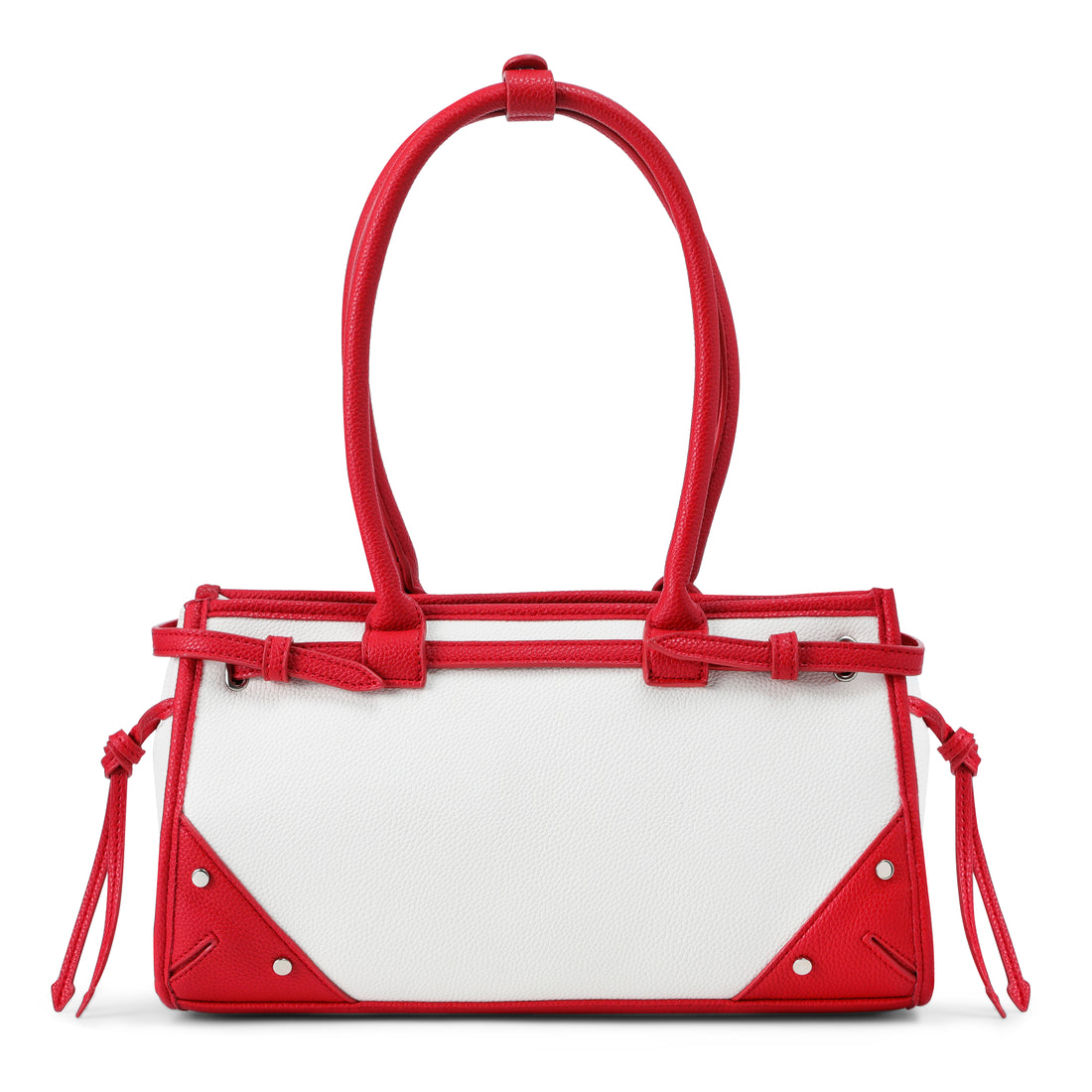 Lane Shoulder Bag - White Red