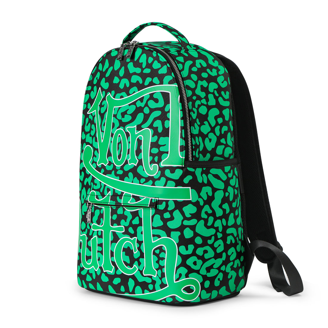 Medium Sized Green Cheetah Backpack