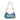 Green and Yellow Multi-Logo Denim Shoulder Bag