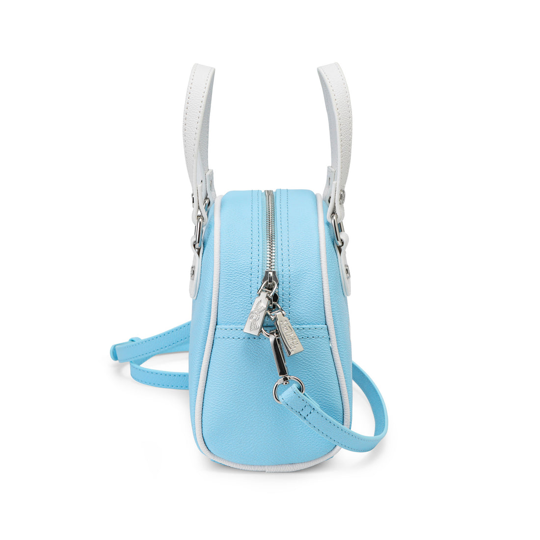 Light Blue & White Two-Tone Bowling Bag