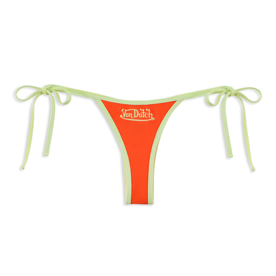 TWO TONE BIKINI BOTTOM - ORANGE
