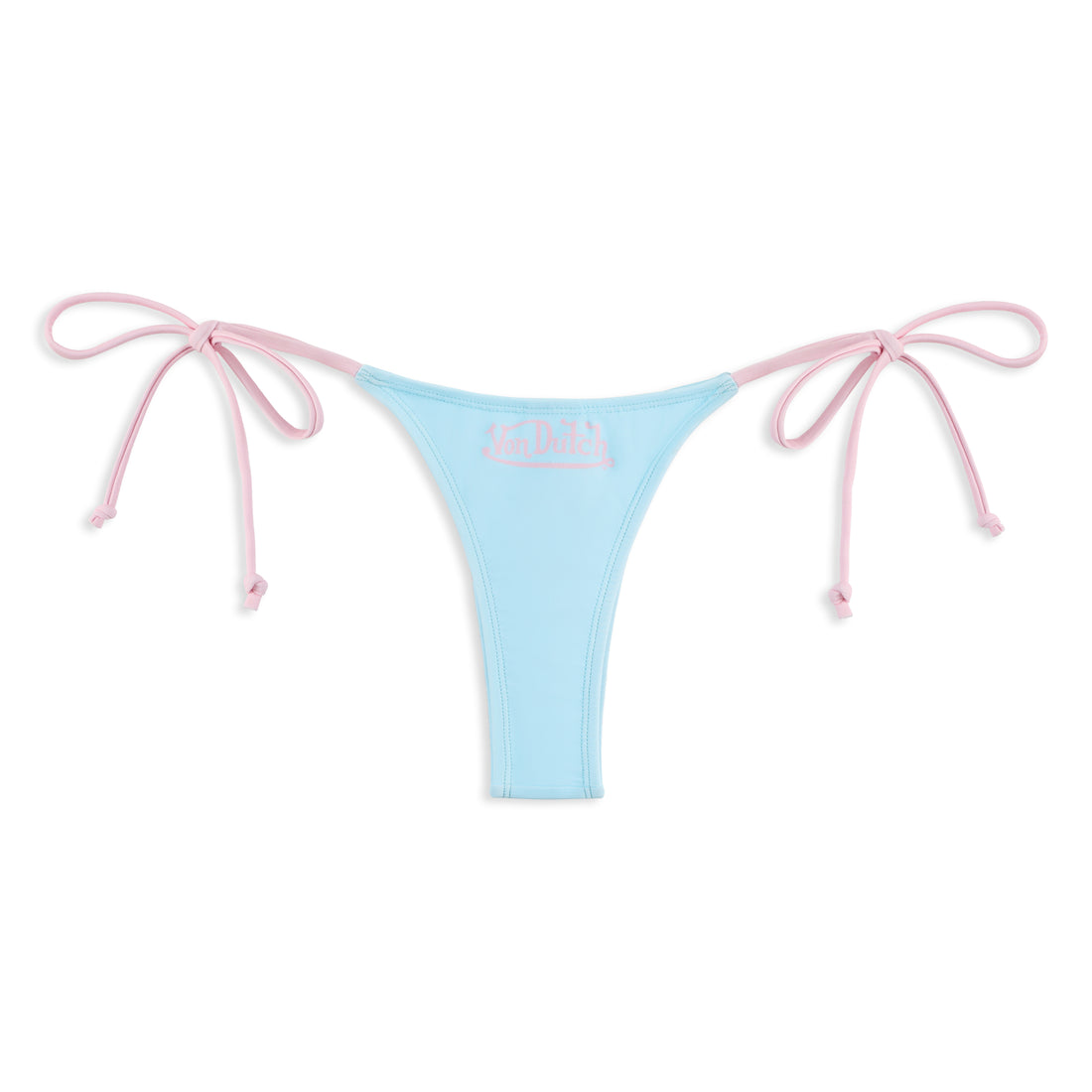 TWO TONE BIKINI BOTTOM - BABY BLUE