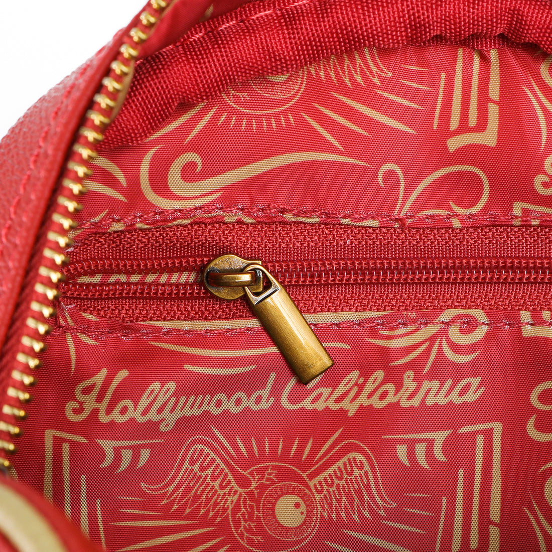 Red & Gold Two-Tone Bowling Bag