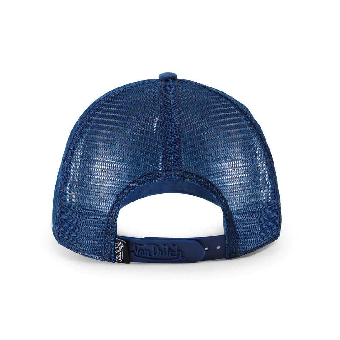 Distressed Denim Navy Trucker Hat