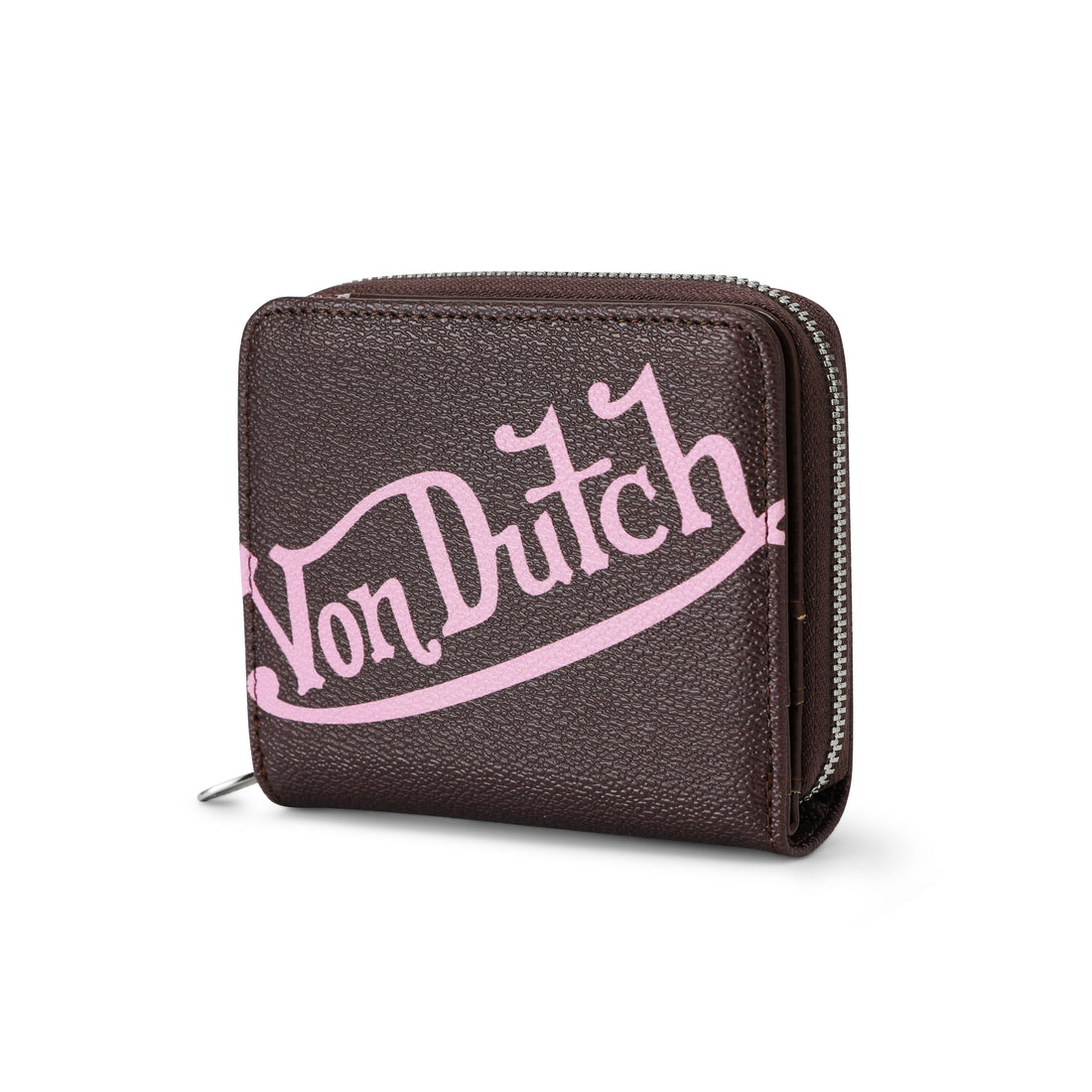 Flying Eye Signature Zip-up Wallet - Brown