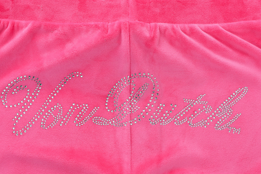 Velour Sweats - Hot Pink