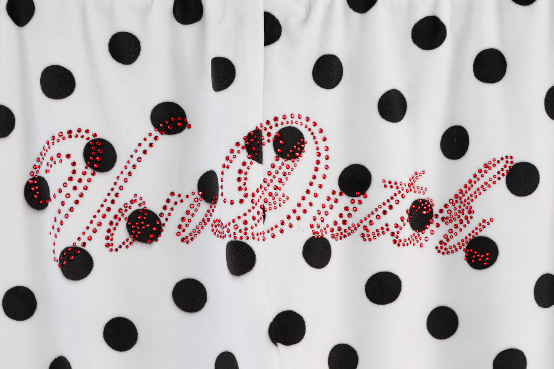 Velour Sweats - Polka Dot