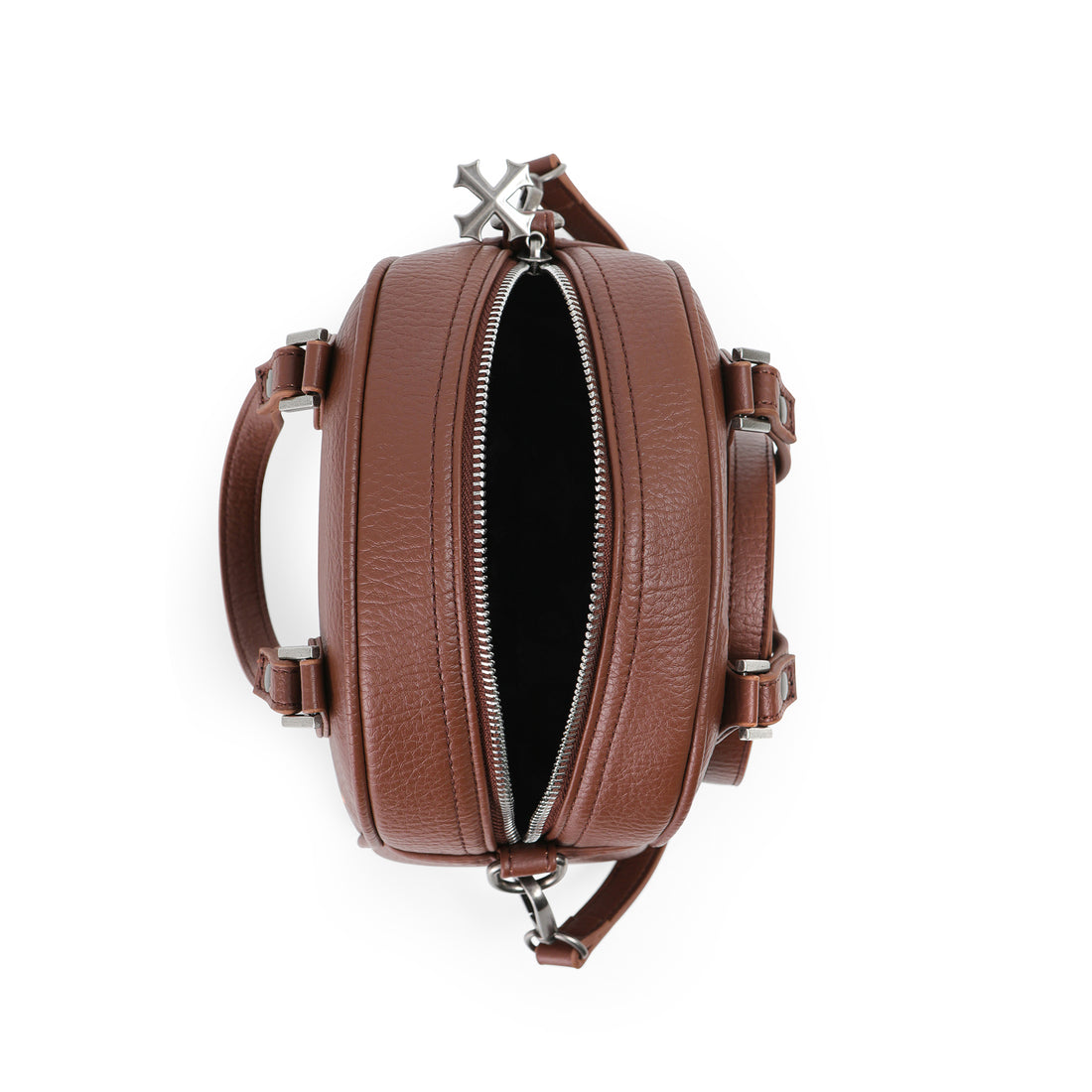 Chopper Cross Bowling Bag - Brown & Cream Orange