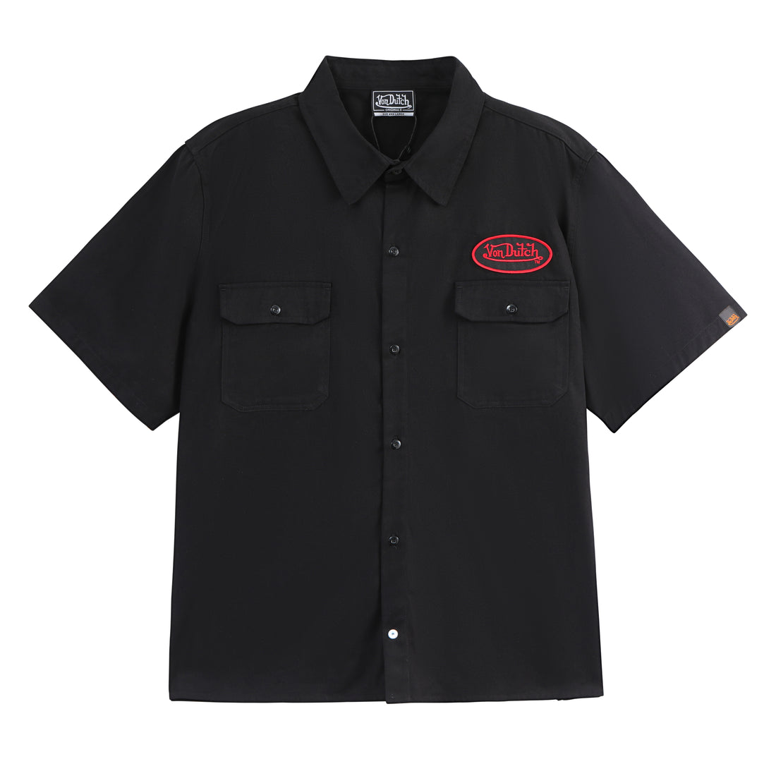 Classic Mechanic Shirt - Black and Red — image 1