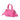 Von Dutch Embroidered Chopper Hanna Bag-Hot Pink