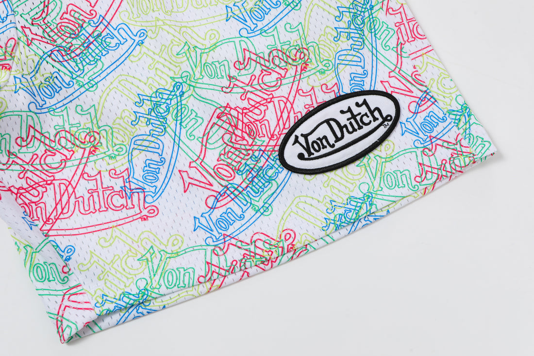 Men's Mesh Shorts - Neon Logo — image 6