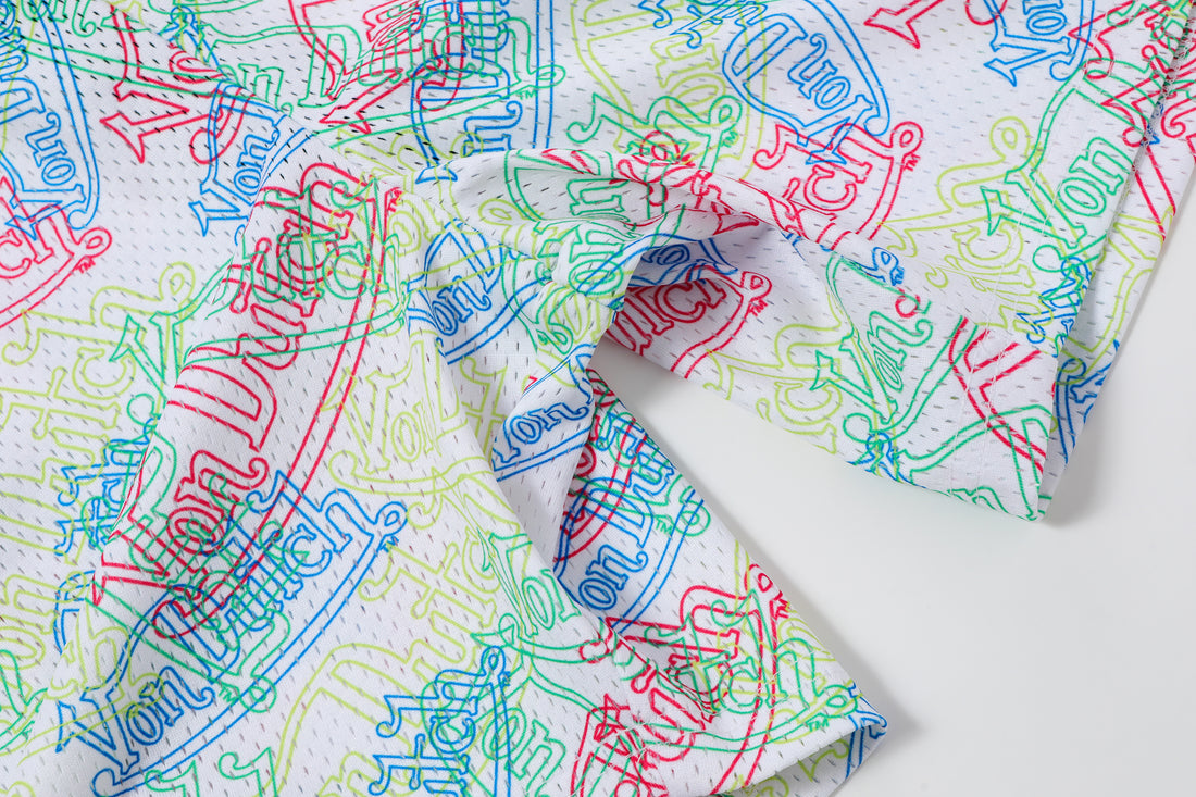 Men's Mesh Shorts - Neon Logo — image 7