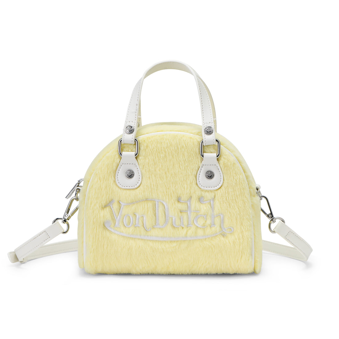 Yellow Furry Bowling Bag